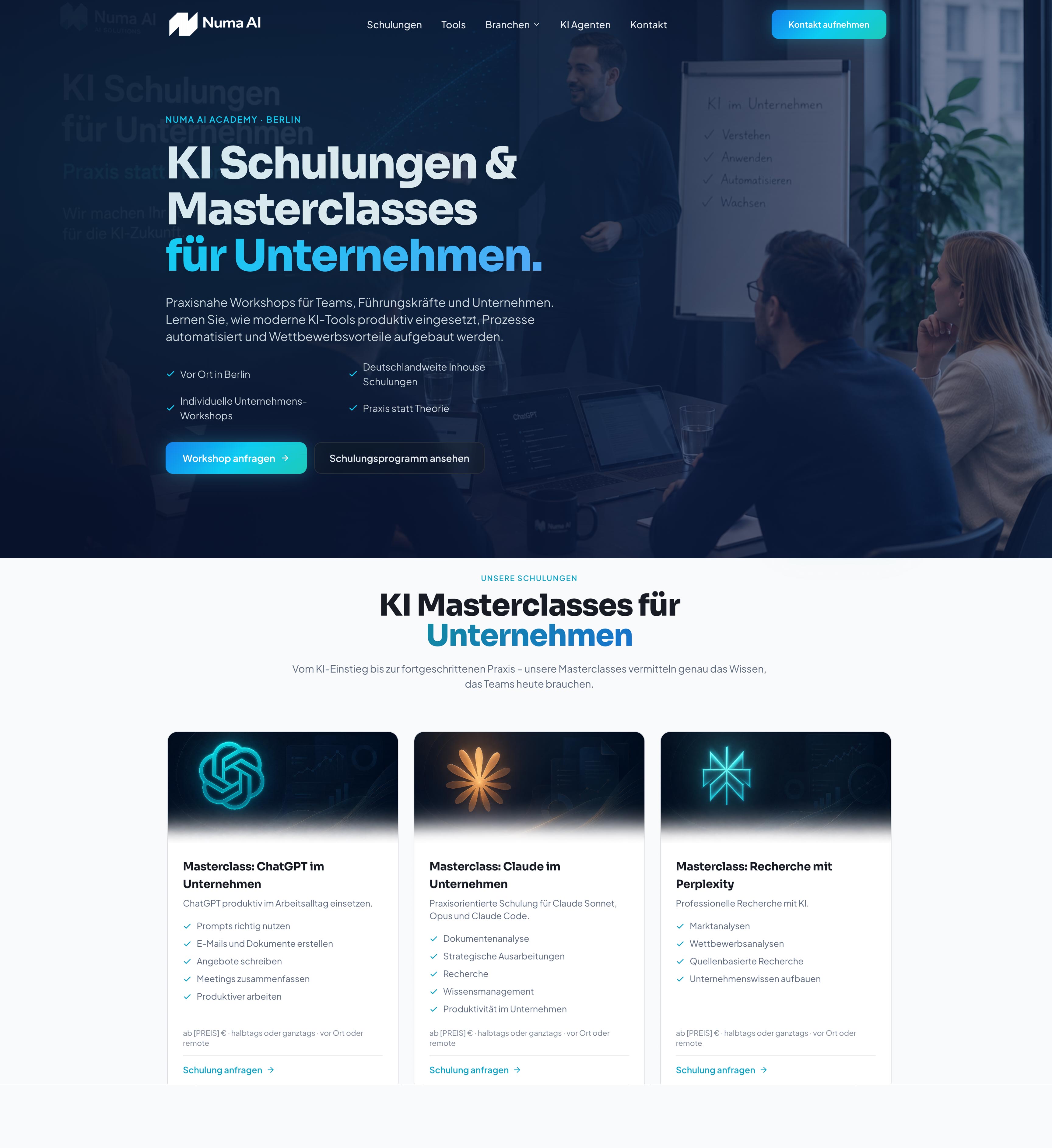 Numa AI Agenten — KI AGENTEN · B2B · VERTRIEB
