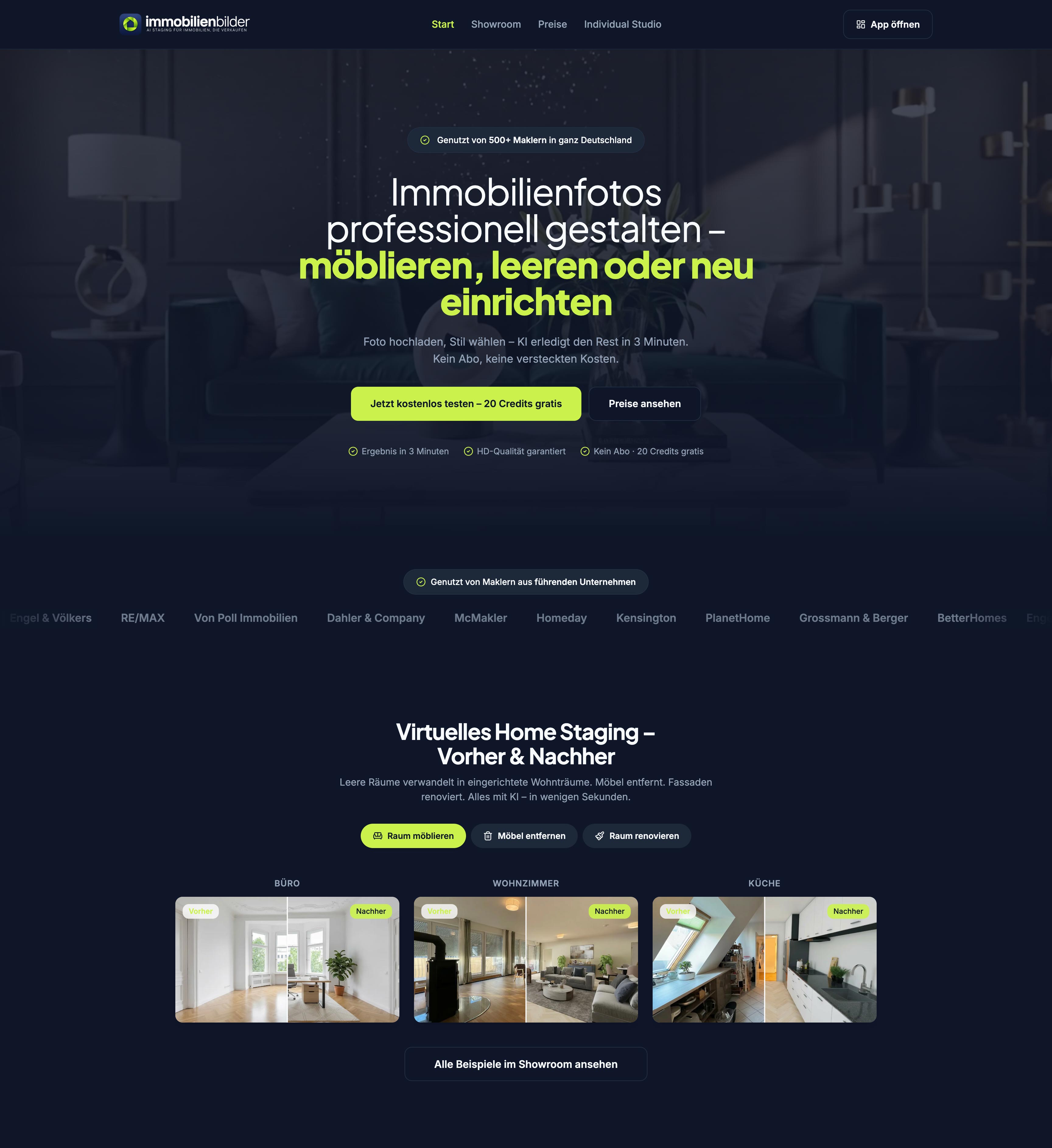 immobilienbilder.com — KI · IMMOBILIEN · SAAS