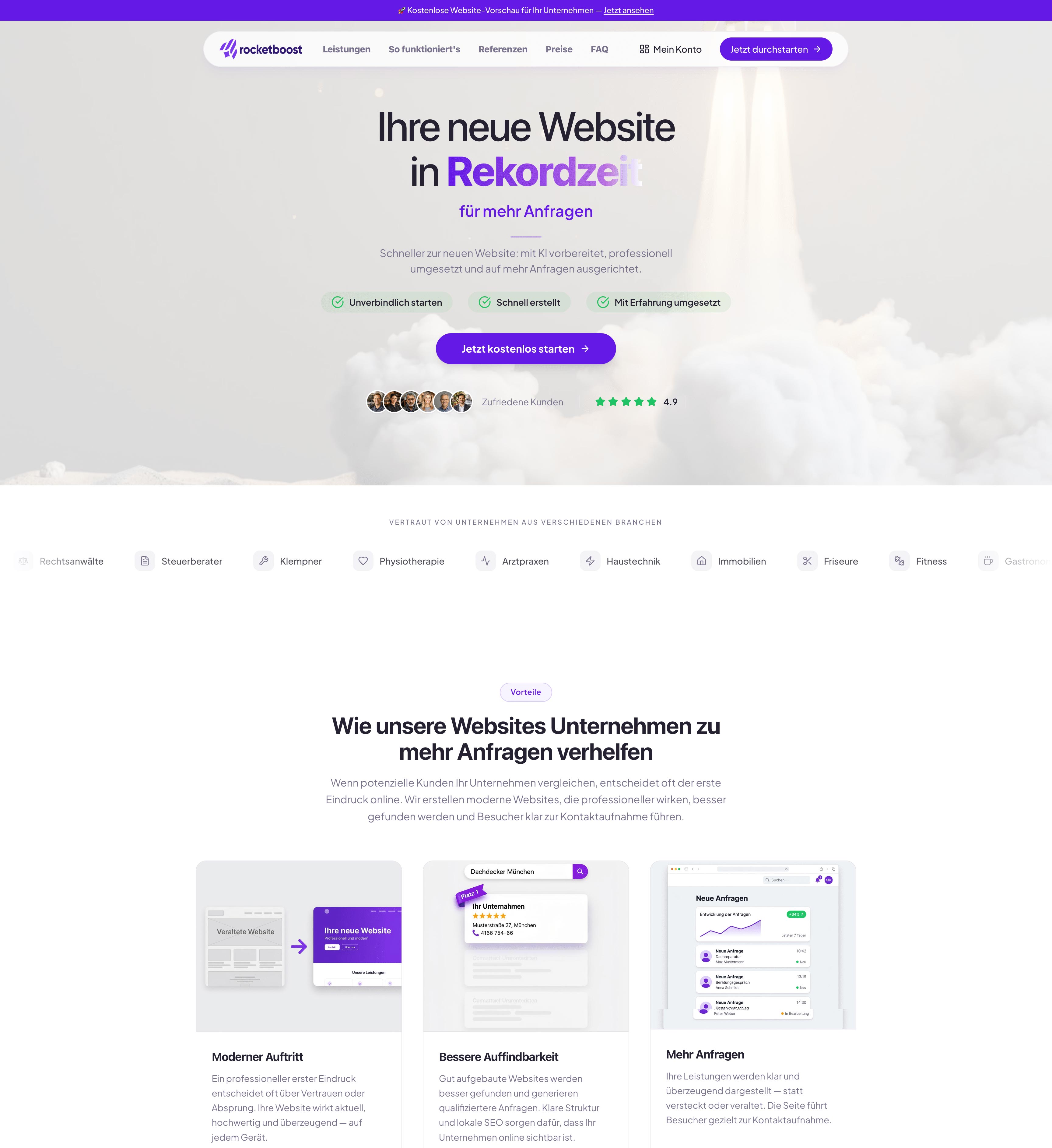 RocketBoost — KI · SAAS · AUTOMATISIERUNG